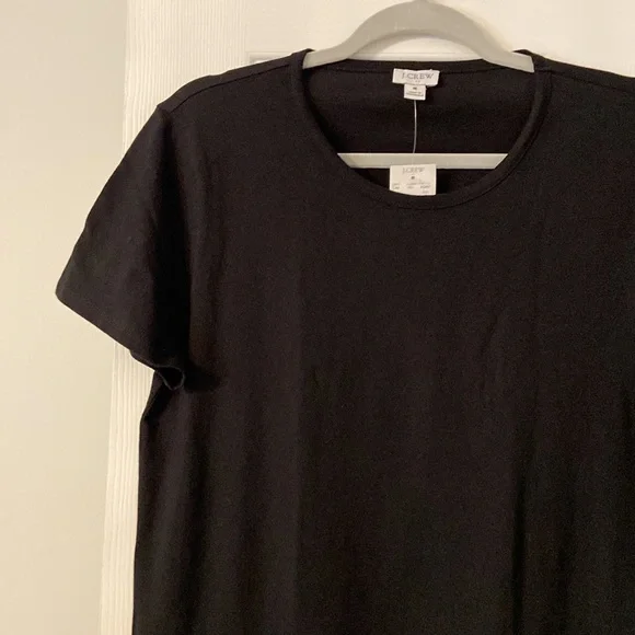 J.Crew Black 100% Cotton Dress size M length 35” bust 36” brand new with tag - Picture 4 of 9